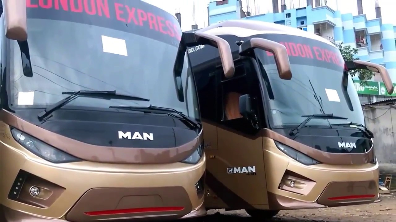 London Express Man Business Class Bus In Depth Exterior And