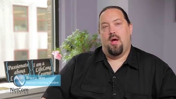 Brian J. Witt - NetCom Learning Student Testimonial