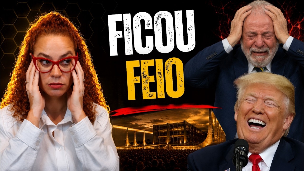 TRUMP ENQUADRA LULA — e o petista perde a linha