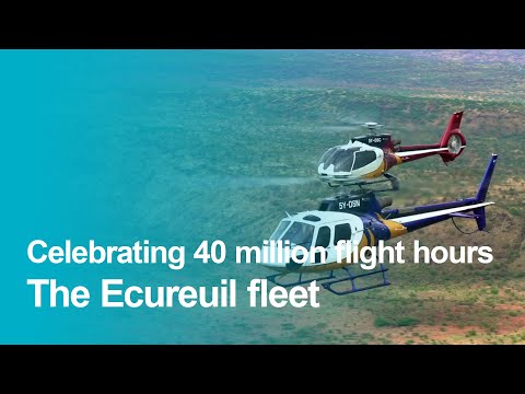 Celebrating 40 million flight hours of the Ecureuil fleet