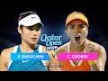Ref:kiMW3dZP9Uk Emma raducanu vs camila osorio highlights qatar open 2026