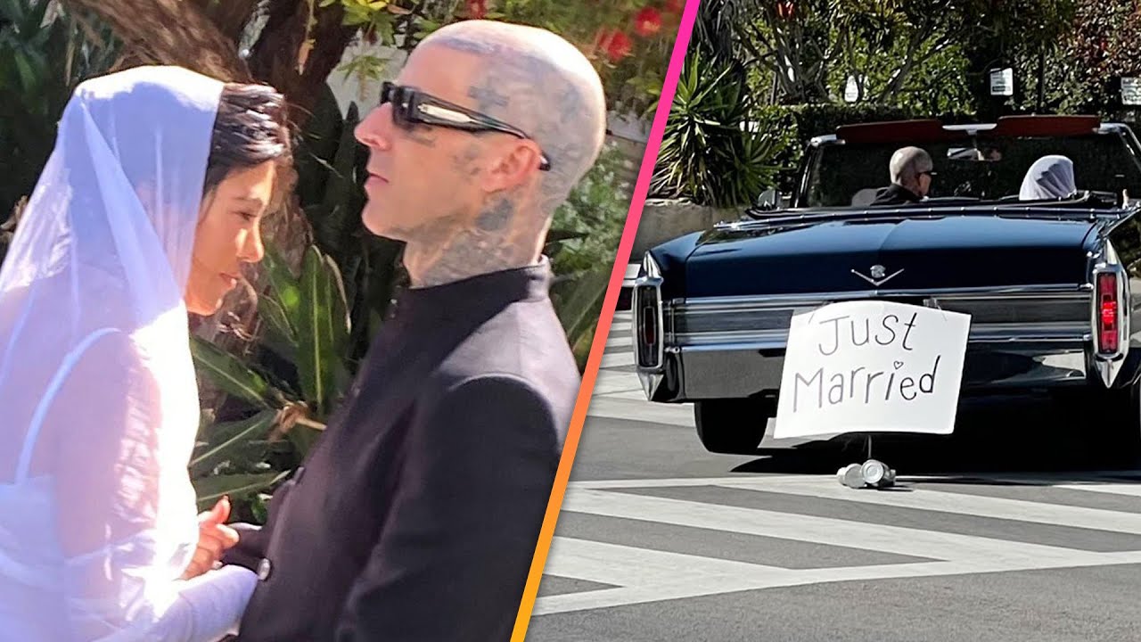 Kourtney Kardashian and Travis Barker Got Married (Again) (Again)