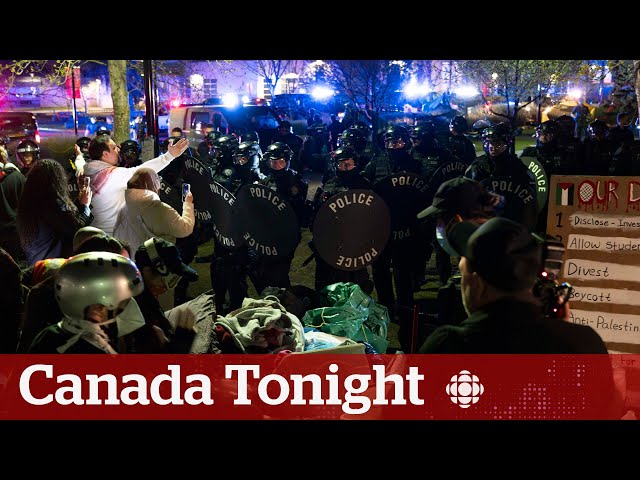 Another campus encampment could be possible in Calgary after police raid: student | Canada Tonight