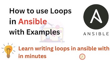 How to run loops in Ansible Playbooks