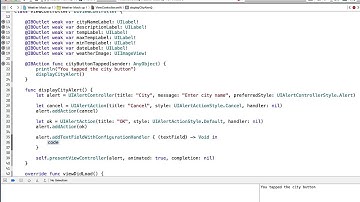 3   Xcode UIAlertController addTextFieldWithConfigurationHandler