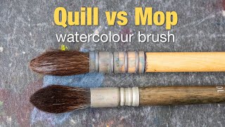 Quill Vs Mop Brushes