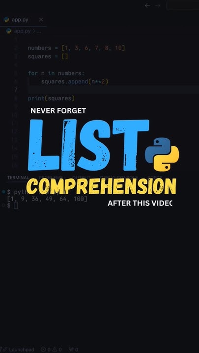 Python List Comprehensions - The Ultimate Guide ..#python #programming ...
