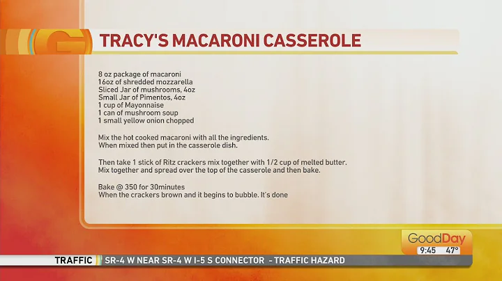 Tracy's Macaroni Casserole