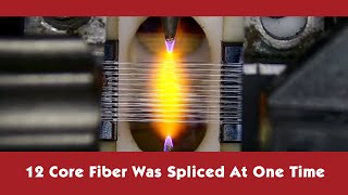 How the 12 core fiber was spliced at one time screenshot 3