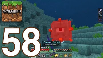 Minecraft: Pocket Edition Part 58 - Gameplay Walkthrough - Guardian (Android,iOS)