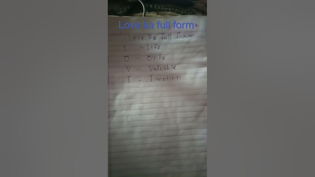 letter-love-ka-full-form-youtube