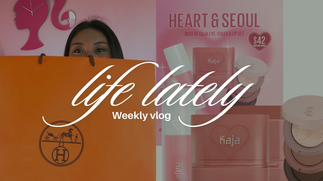 Weekly Vlog 1 | Hermès Unboxing, Kaja Makeup, Family Time and Honoring My Mom