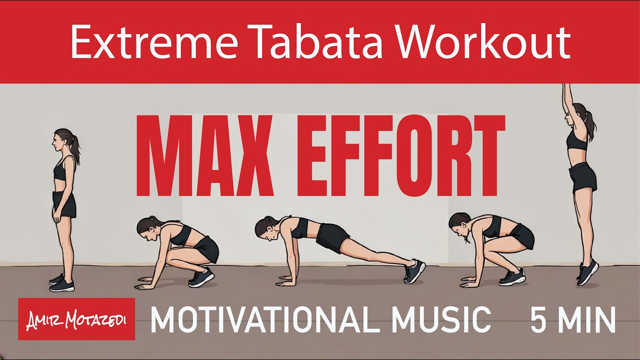 Obejrzyj MAX EFFORT 5-MINUTE SPRINT | Extreme Tabata Workout Music (163 BPM) for Quick Gains 🚀. w YouTube Obejrzyj MAX EFFORT 5-MINUTE SPRINT | Extreme Tabata Workout Music (163 BPM) for Quick Gains 🚀. w YouTube