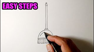 How to draw a broom | Simple Drawing