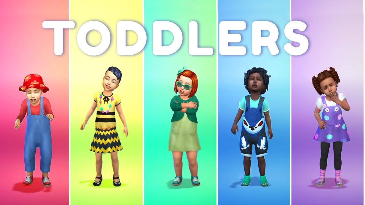 The Sims 4: Toddler Stuff - CAS Overview, SNW