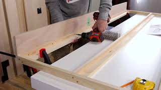 Part 7 Building a Murphy Wall Bed - Bed Frame Construction by Easy DIY Murphy Bed USA 3,395 views 4 years ago 2 minutes, 45 seconds