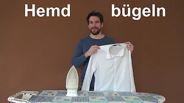 Wie bügelt man ein Hemd am besten?