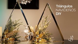 Triángulos Navideños DIY