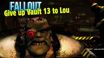 Fallout - Revealing Vault 13 location to Lieutenant w. Cinematics (AI restored,1440p, 60 FPS)