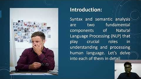 NLP(Syntax,Semantic And Pragmatic Analysis)