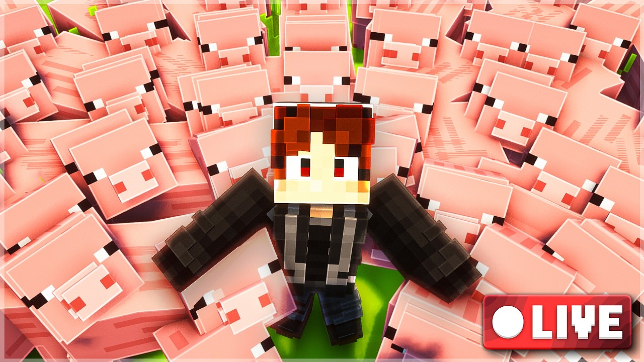 LIVE MINECRAFT | Finir le jeu mais quand je tape un mob, il se duplique !