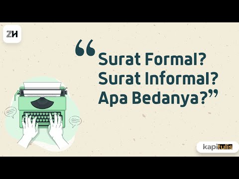 Video: Perbedaan Antara Surat Formal Dan Informal