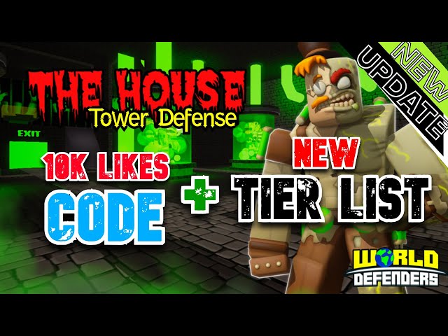 Roblox: The House TD Codes