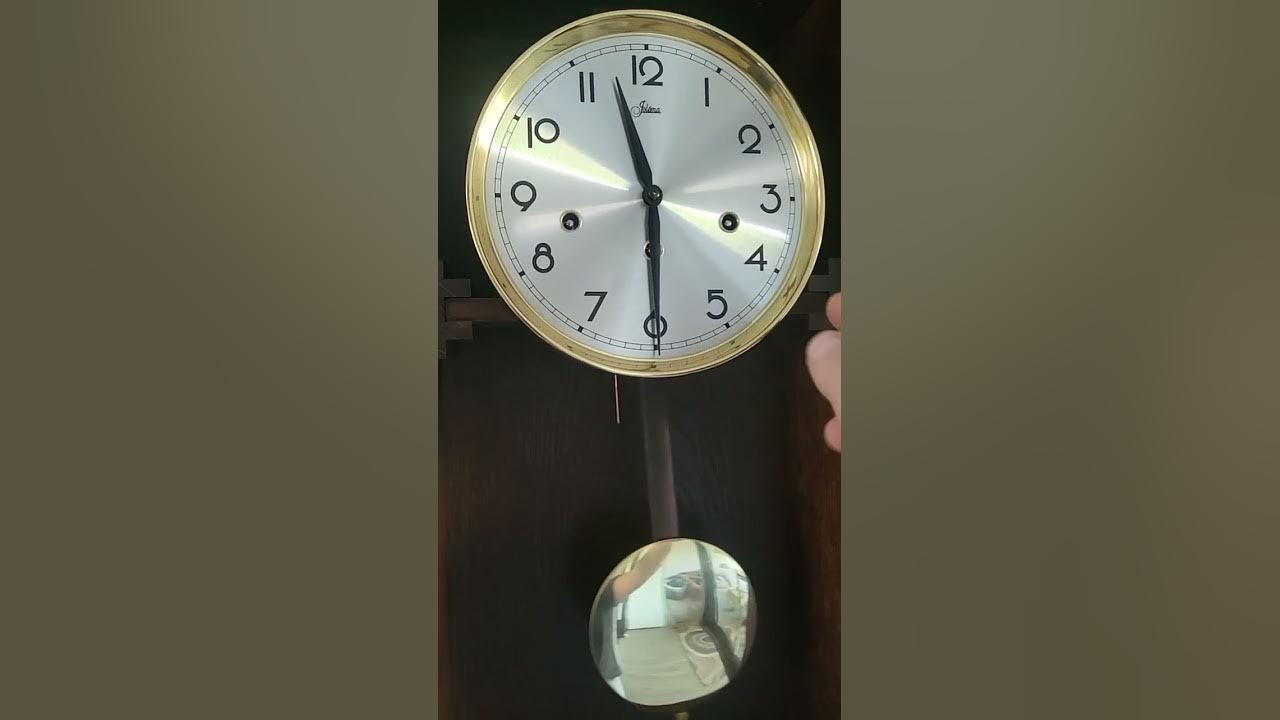 German Jolema Westminster chime wall clock YouTube