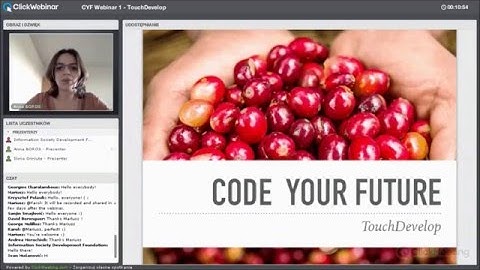 Code Your Future: Webinar on TouchDevelop