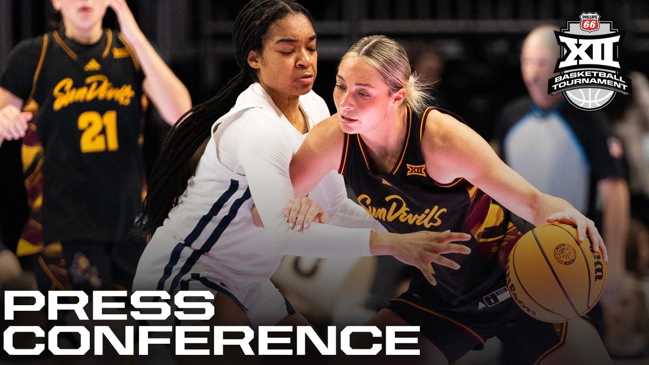 Arizona State vs. West Virginia Press Conference | Phillips 66 Big 12 Women’s Basketball Tournament