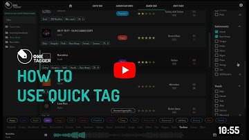 One Tagger - How to use Quick Tag