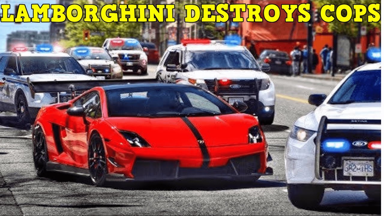 Drift cars Vs Police Supercars Drifting away from Cops Cops chasing