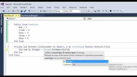 VB NET -   Enum   get number of elements lenght of enum