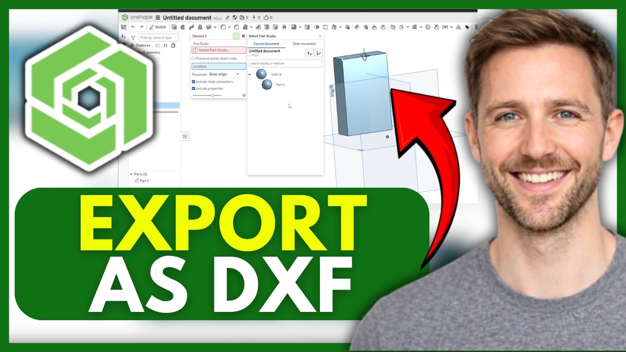 How To Export As DXF In Onshape (EASY) 2026 - YouTube
