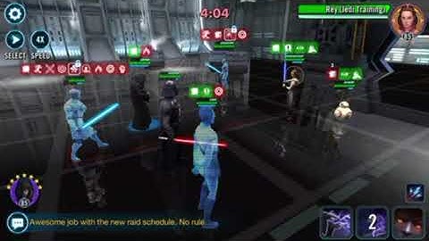 Vader takes out Jedi Rey