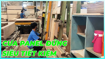 Máy Cưa Panel Đứng (Dọc) Cắt Ván CN Gỗ Tự Nhiên: Giải Pháp Cắt Ván Tiết Kiệm
