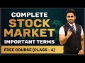 Complete stock market important terms || free course class 6th by Mahendra Dogney