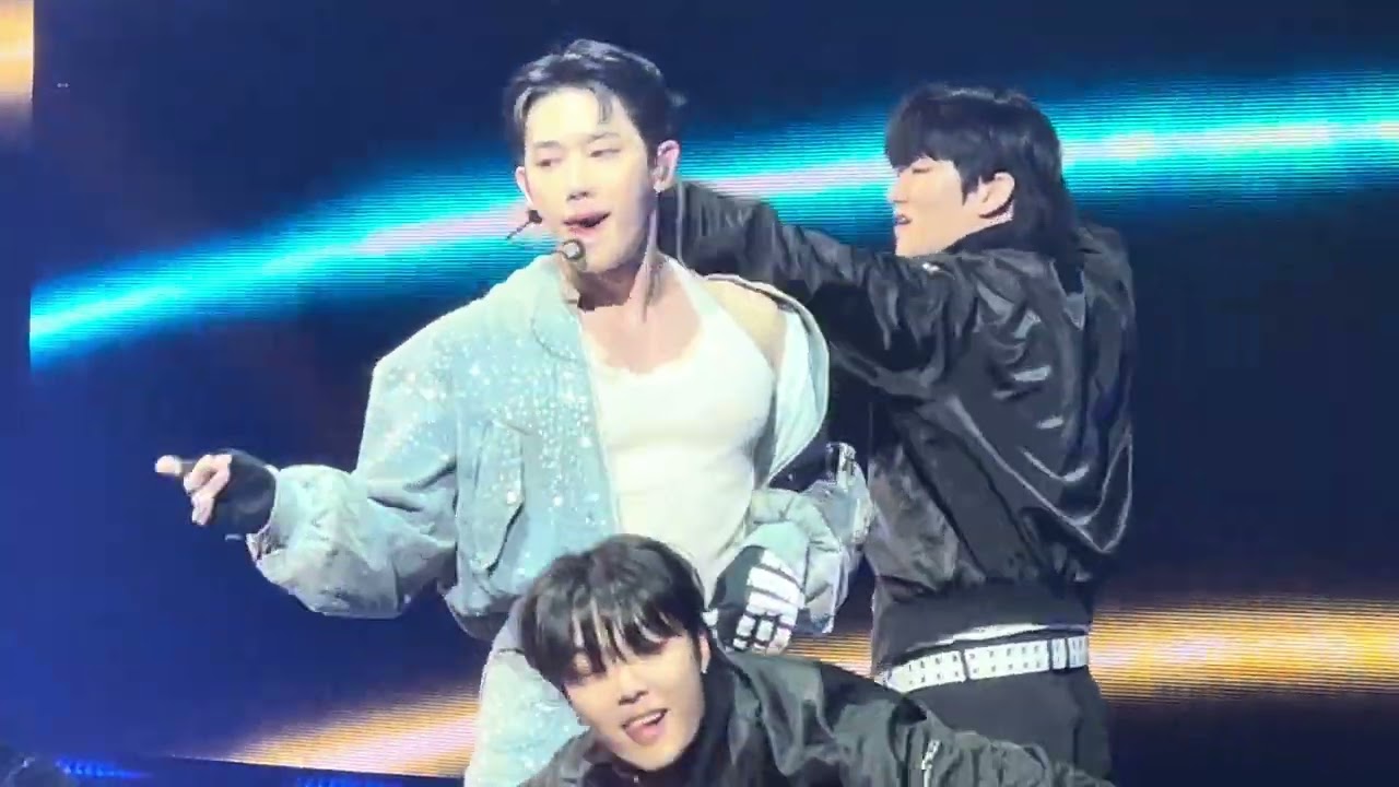 WONHO speaks and performs Ain’t About You at the Detroit Jingle Ball December 10, 2024