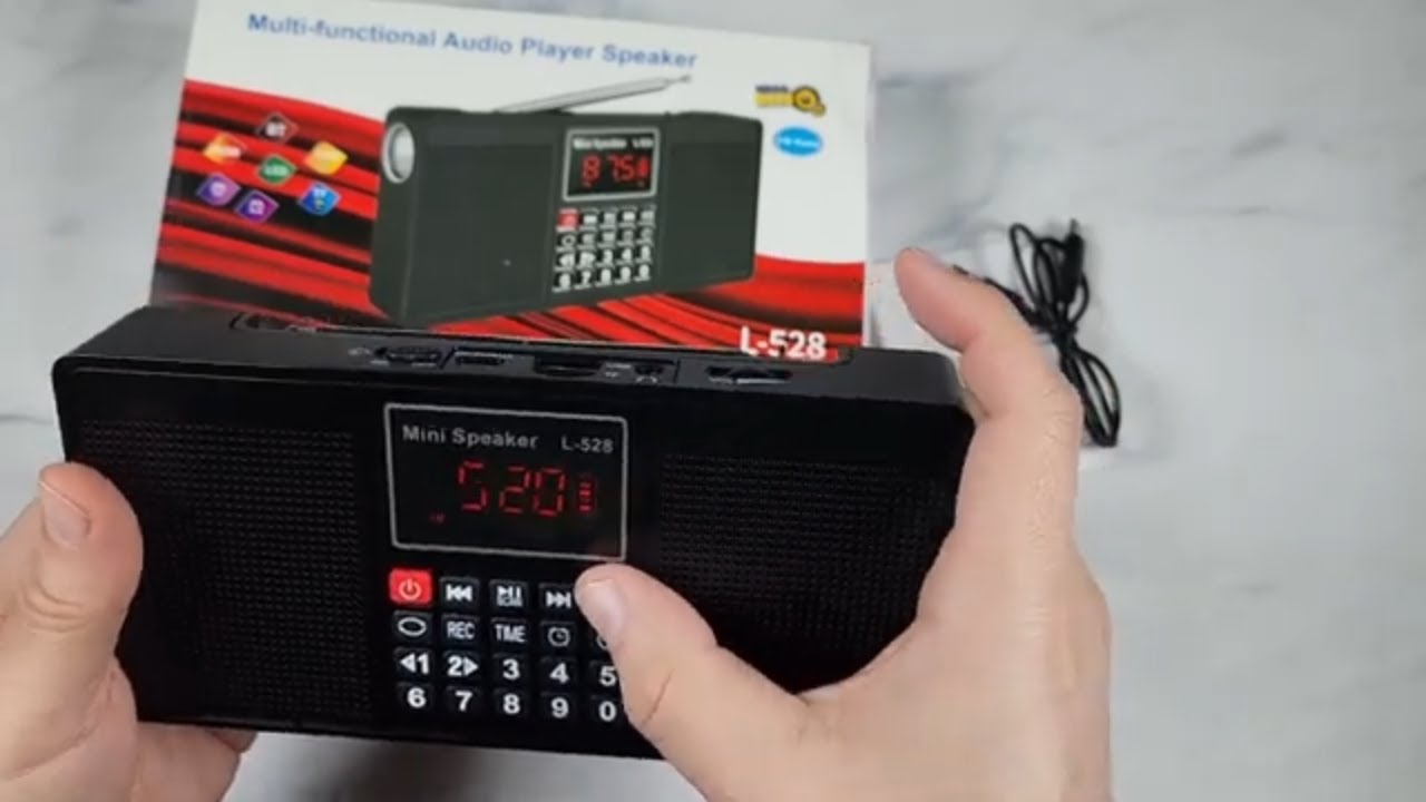 Multi-function Portable Radio AM FM,Support Bluetooth Dual Speakers ...