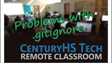 Problems with Gitignore