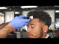 CLIENT REVIVED_CURL TAPER FADE W/ BEARD_ by Dlucs_
