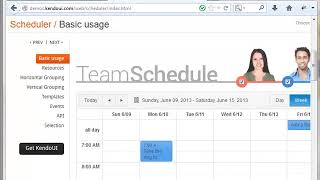 Kendo UI Scheduler - learn Kendo UI