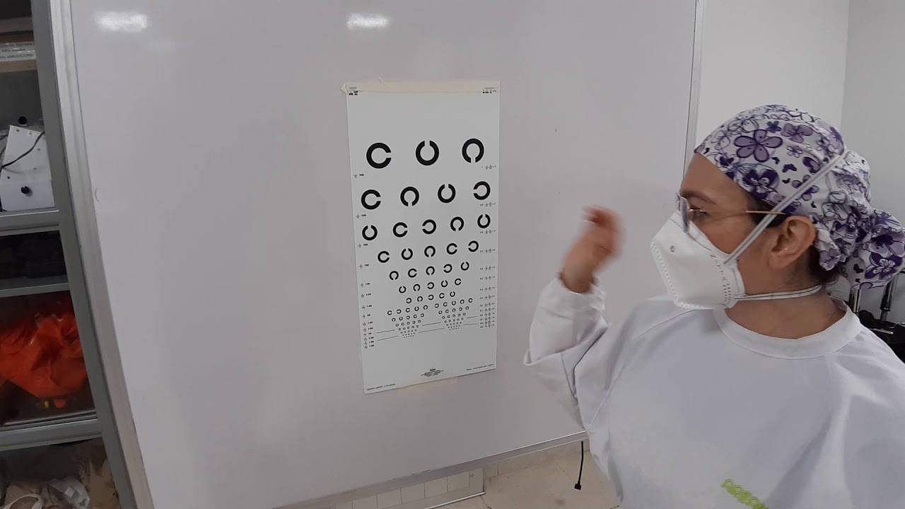 Carta de agudeza visual de la C de Landolt