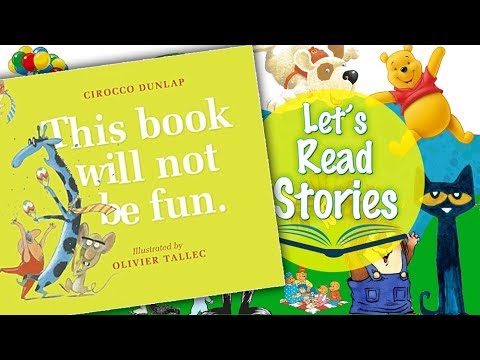 This Book Will Not Be Fun - Funny Children's Stories Read Aloud by Kids -  Read Along - YouTube