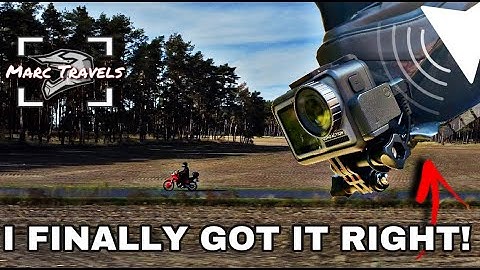 How do I MotoVlog? DJI Osmo Action, Insta 360 GO, Helmet - Setup /Motorcycle Honda Dominator 650