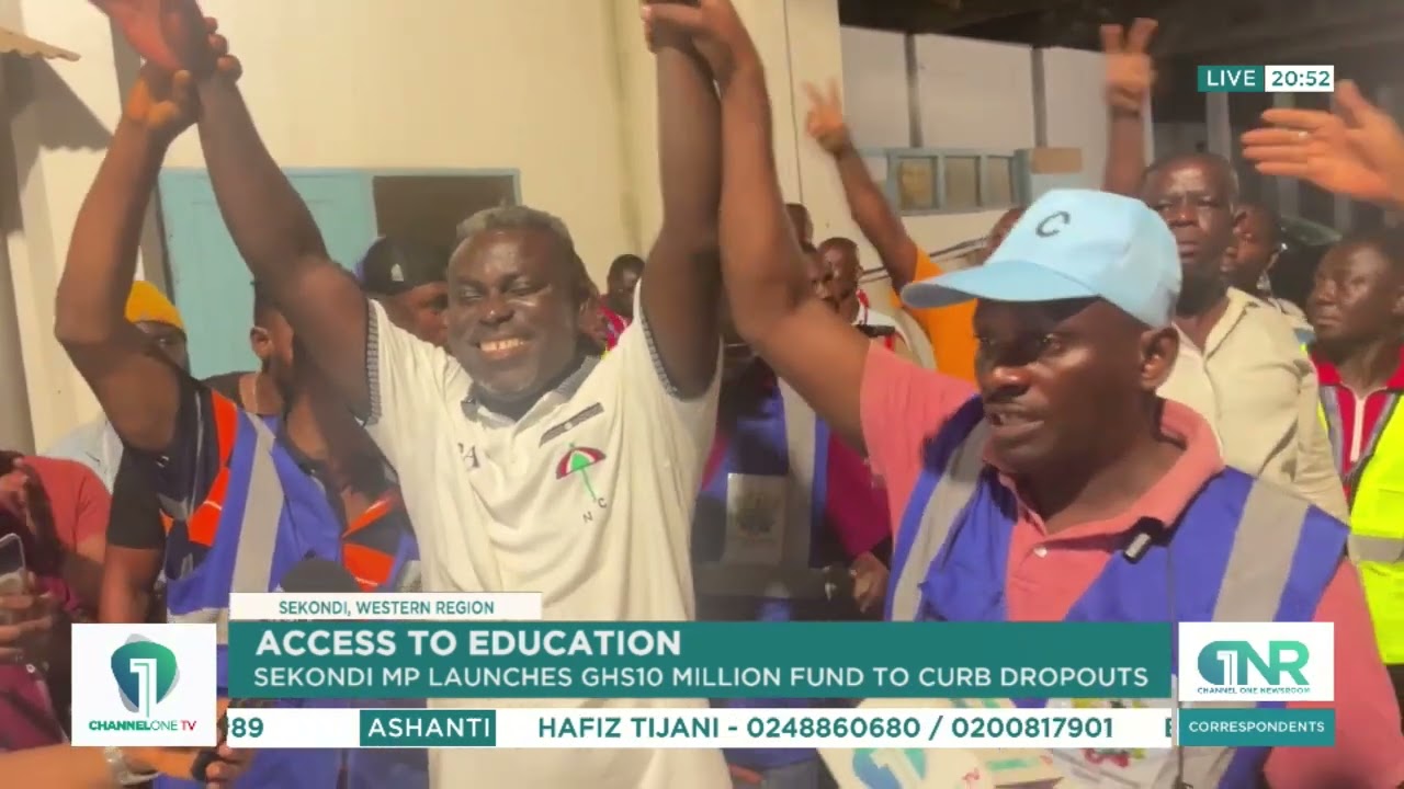 Sekondi MP Launches GH¢10M Fund to Keep Students in School  |  Channel One News