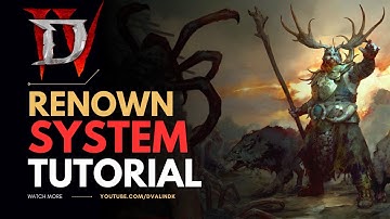 Diablo 4 Renown Beginners Guide | Renown Progression System | New Player Tutorial | ARPG 2023