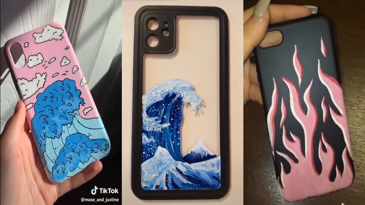 Best TikToks Painting On Phone Cases Compilation - TikToks Art