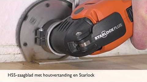 HSS-zaagblad met houtvertanding en Starlock