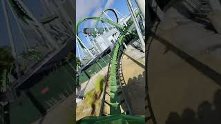The Incredible Hulk coaster at Islands of Adventure is a pure adrenaline rush! #universalstudios